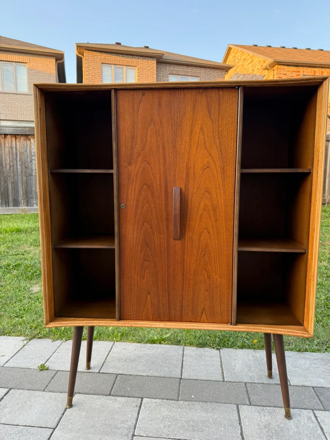 Mid-Century Modern Walnut Cabinet image indicator(3)