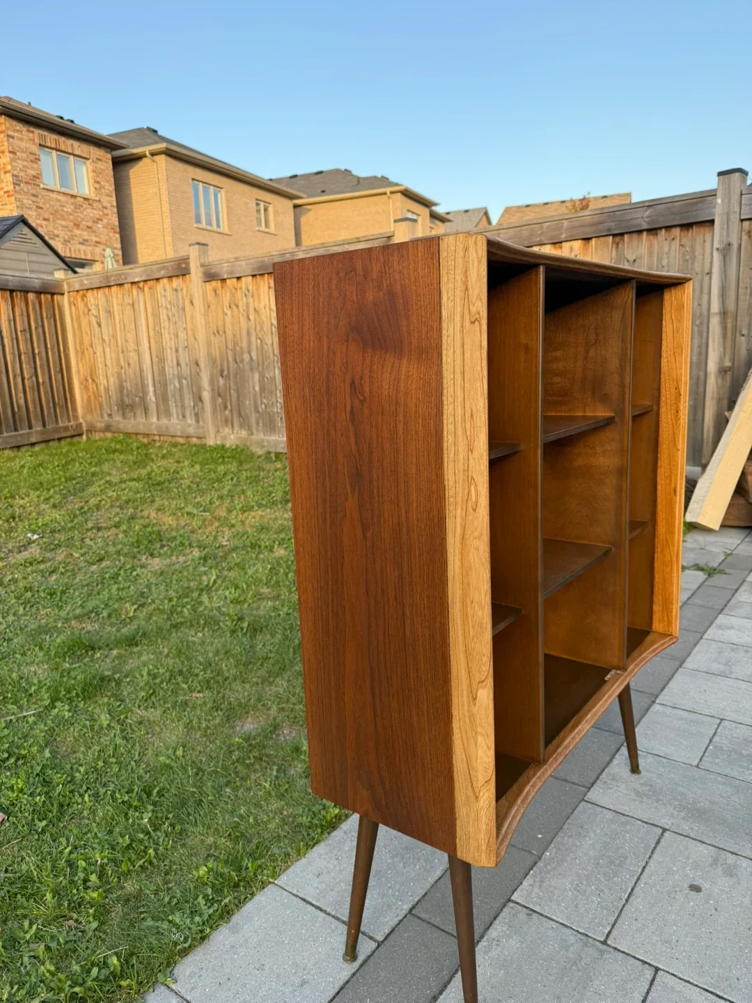 Mid-Century Modern Walnut Cabinet image indicator(2)