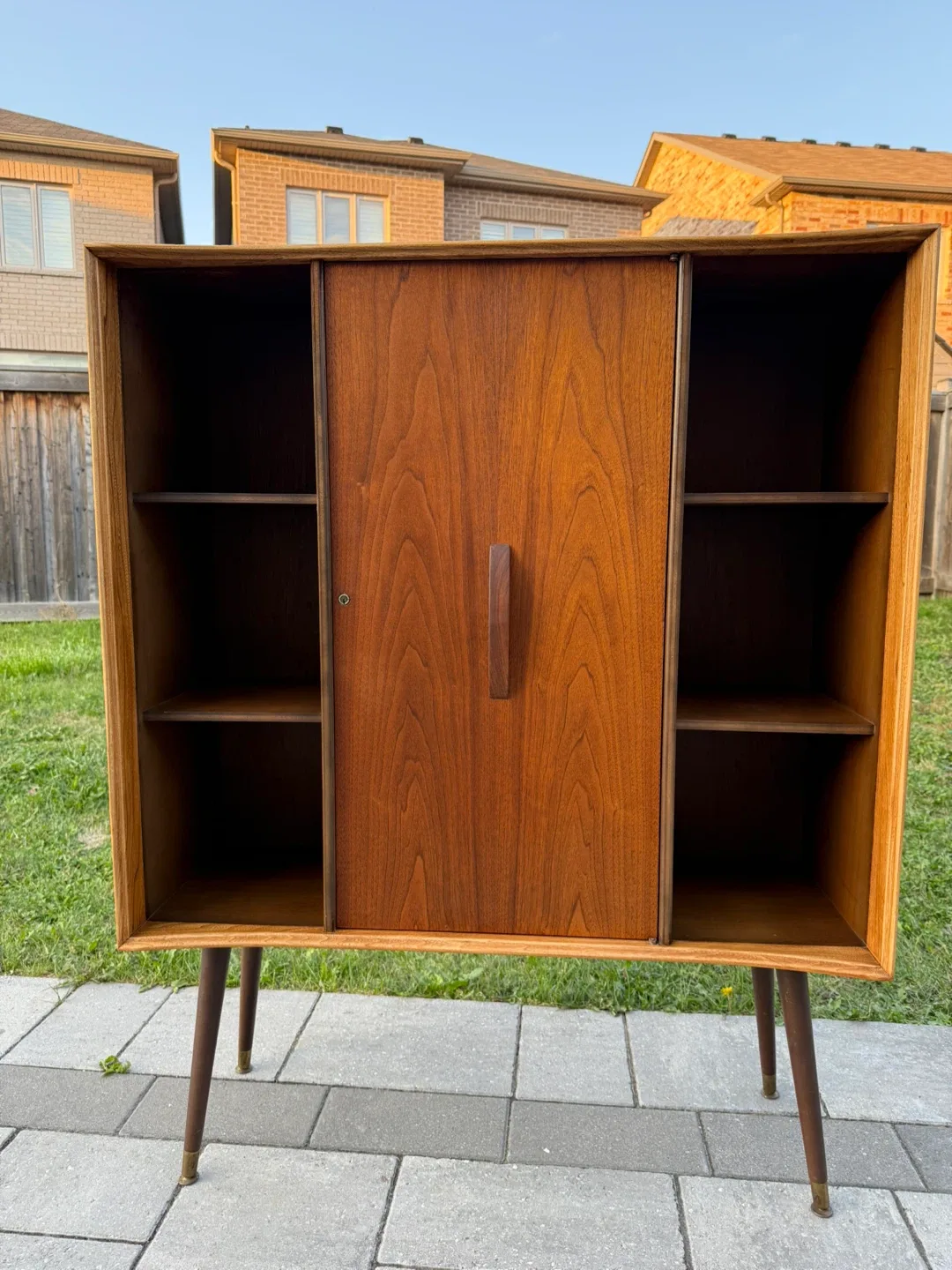 Mid-Century Modern Walnut Cabinet image indicator(4)