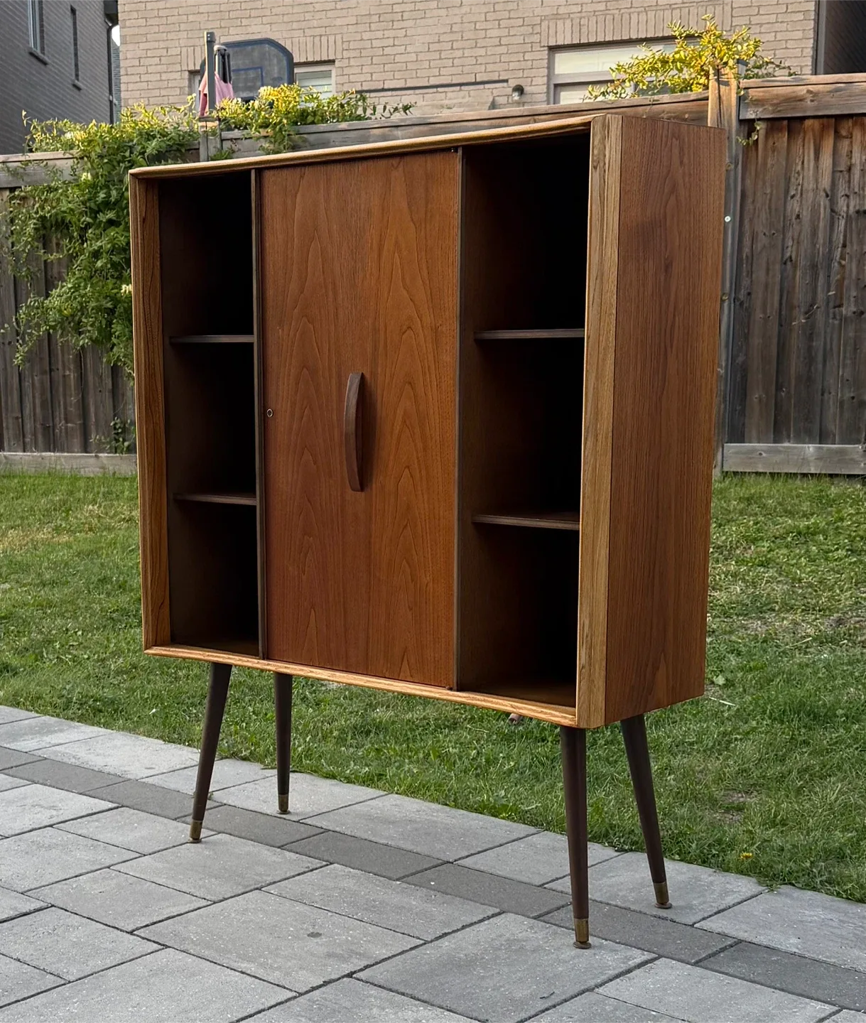 Mid-Century Modern Walnut Cabinet image indicator(6)