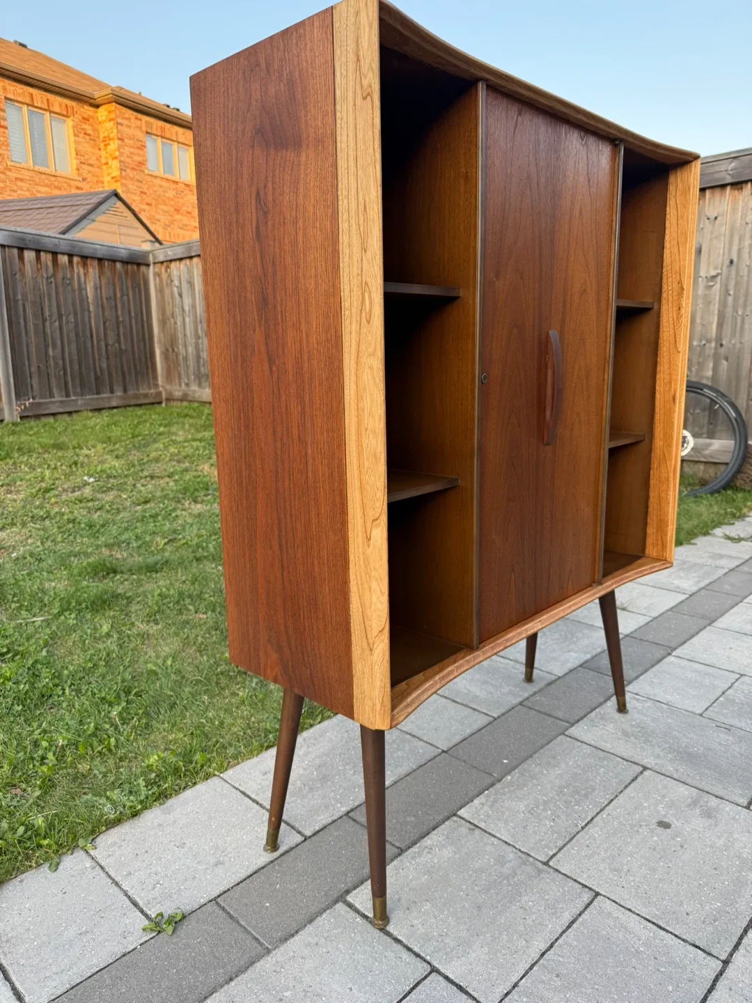 Mid-Century Modern Walnut Cabinet image indicator(8)