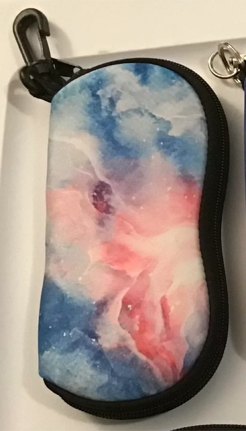 🤩 Neoprene Eyeglass Cases with Zipper and Clip image indicator(2)