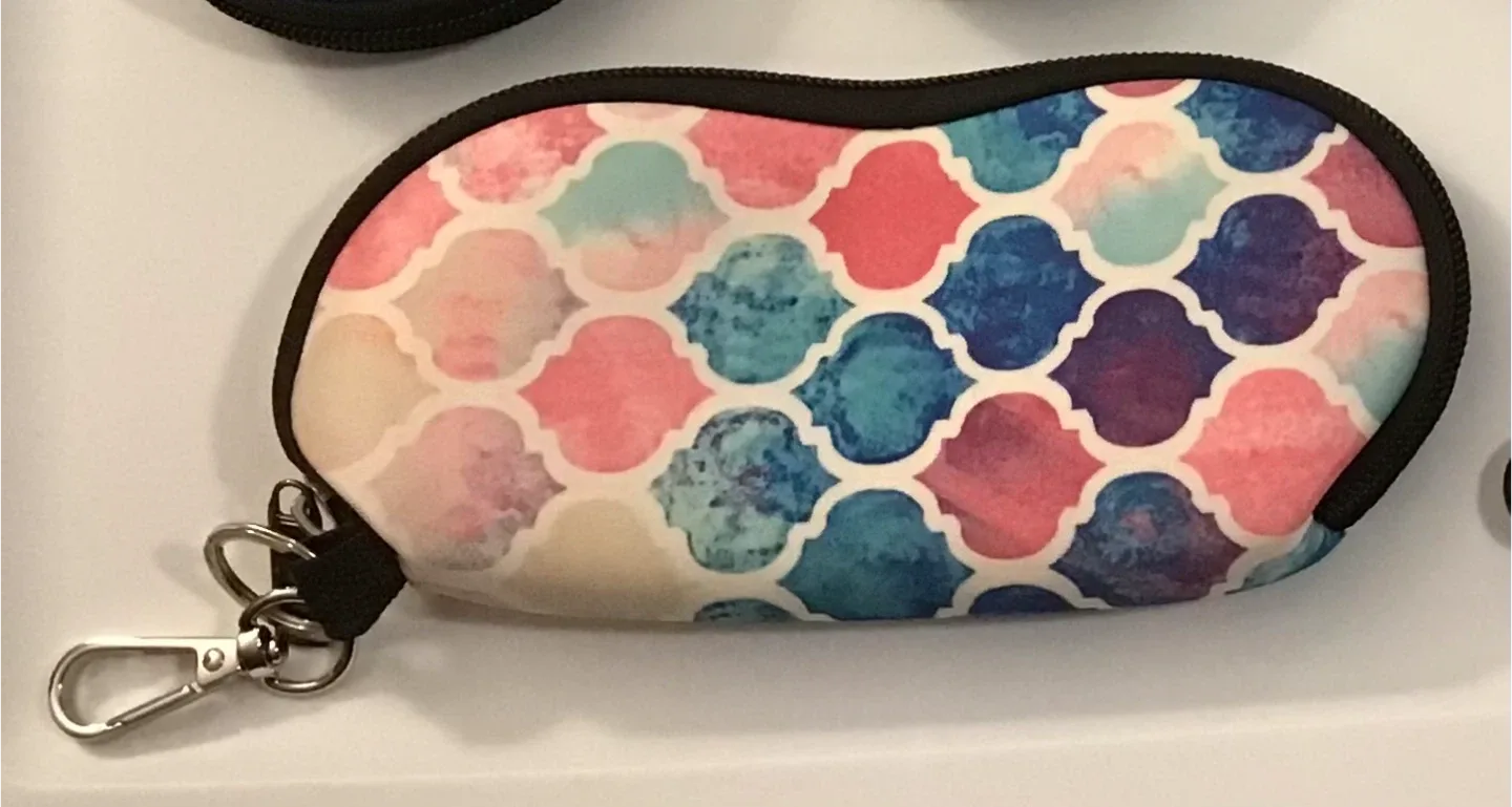 🤩 Neoprene Eyeglass Cases with Zipper and Clip image indicator(6)