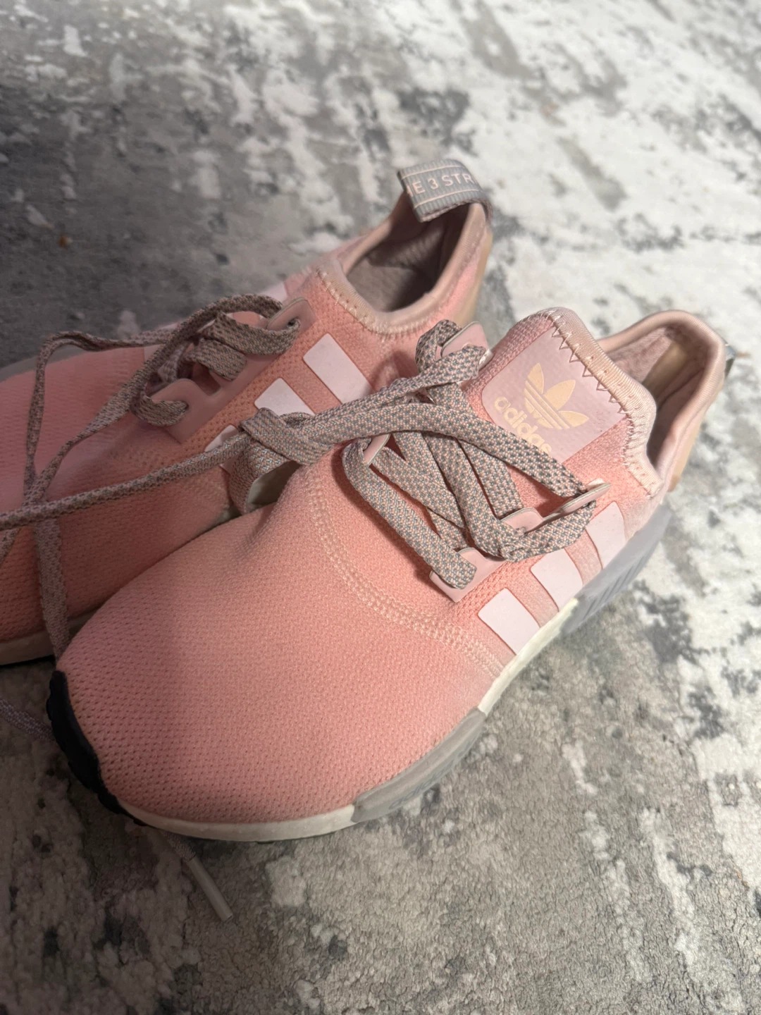 Adidas NMD_R1 Pink Sneakers us 6 - photo 5