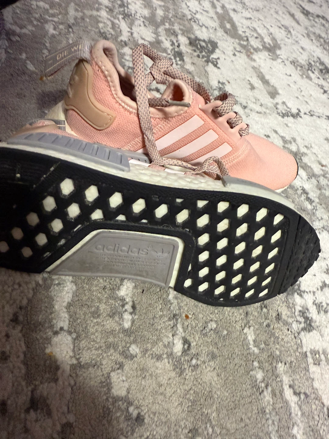 Adidas NMD_R1 Pink Sneakers us 6 - photo 4