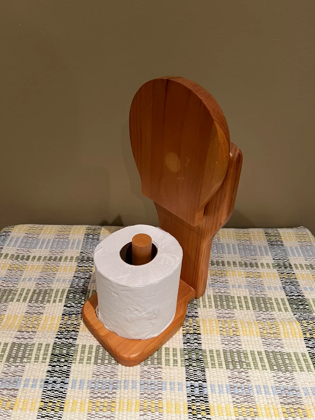 Wooden Toilet Paper Holder thumbnail