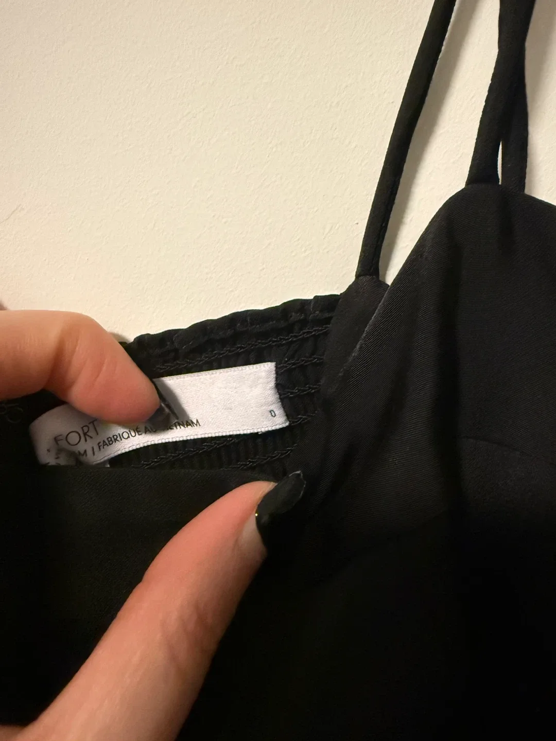 Oak + Fort Black Dress Size 0 image indicator(3)