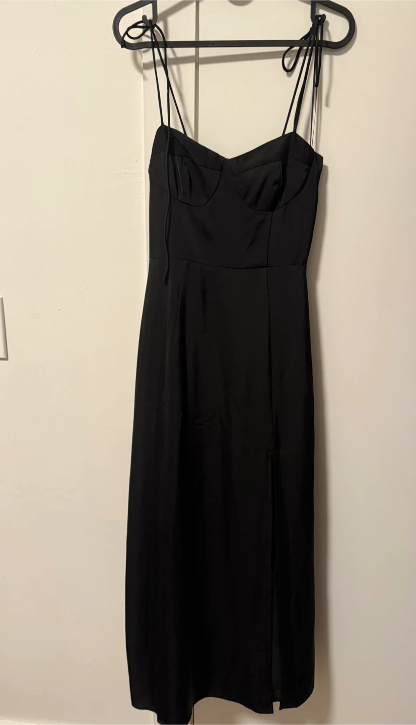 Oak + Fort Black Dress Size 0