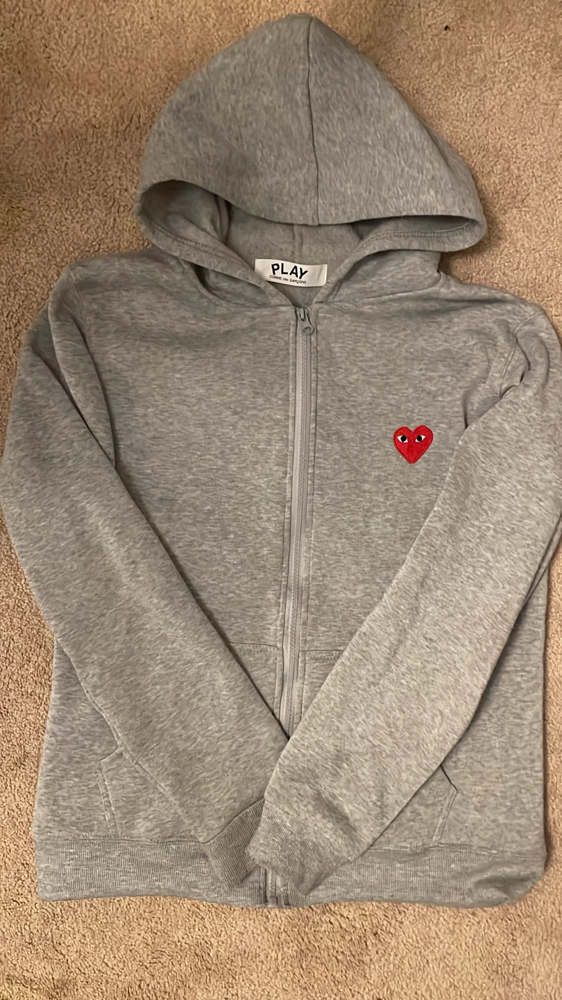 Comme des Garçons PLAY Grey Hoodie