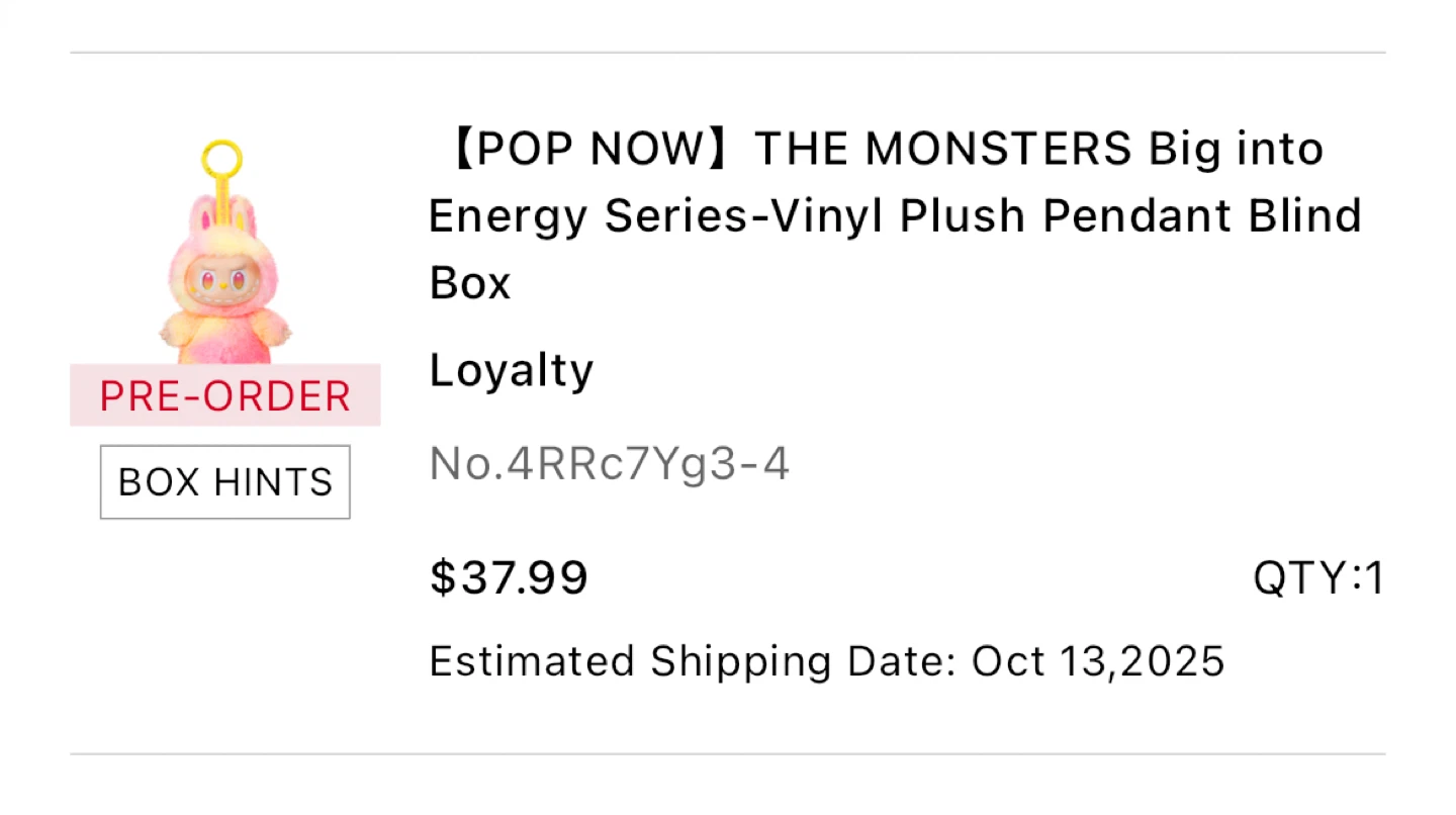POP MART The Monsters BIE - Loyalty - photo 4