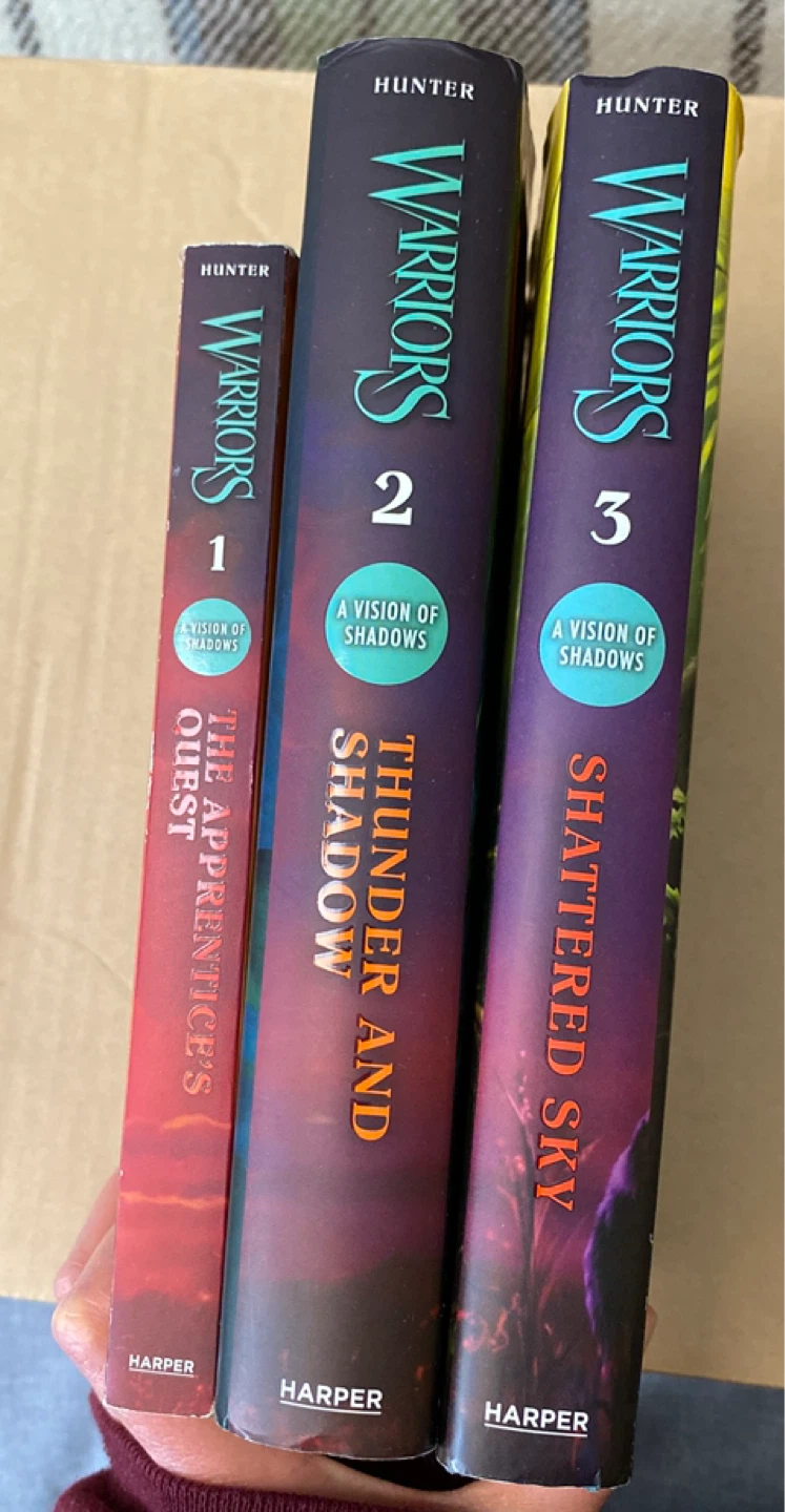 Warriors: A Vision of Shadows Series Books (first three books)