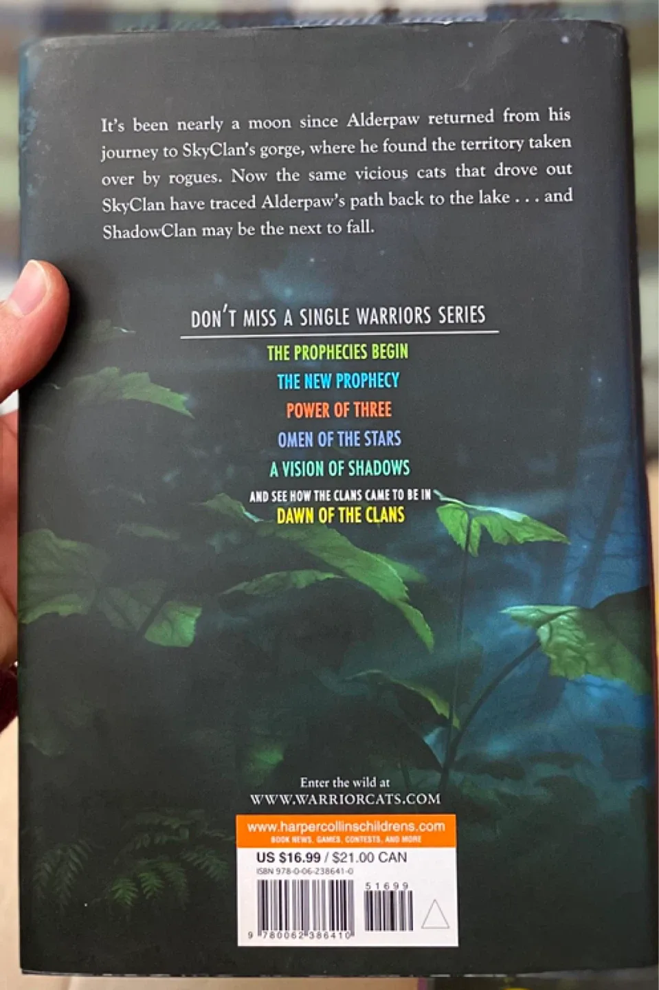 Warriors: A Vision of Shadows Series Books (first three books) image indicator(7)