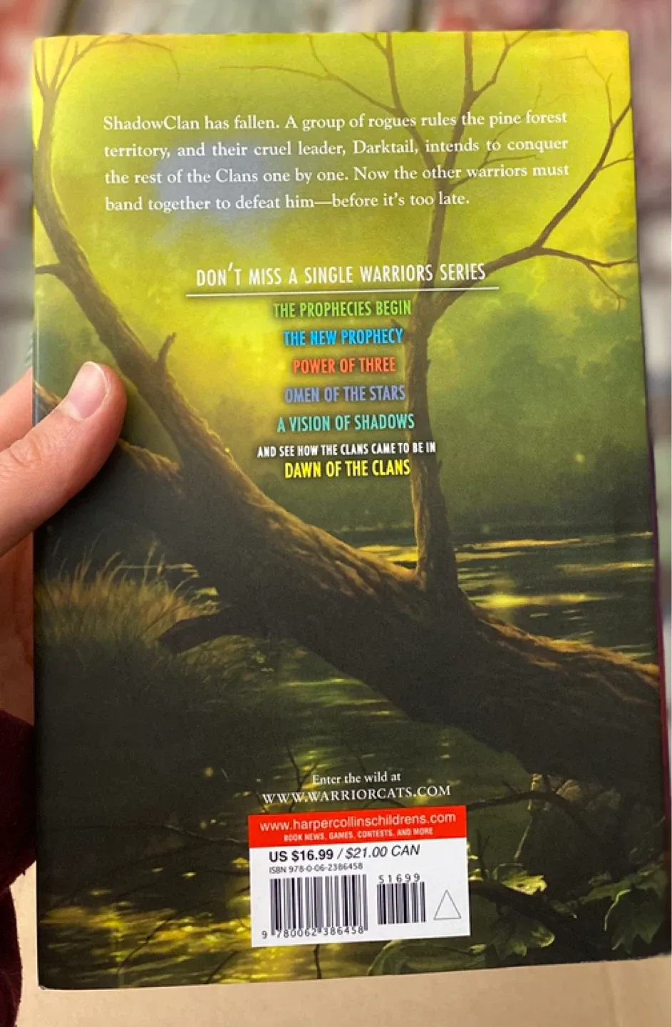 Warriors: A Vision of Shadows Series Books (first three books) image indicator(10)