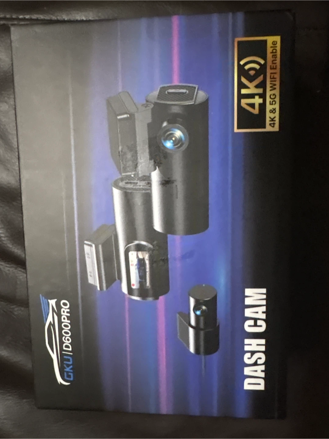 CKU D600PRO Dash Cam - 4K, 5G WiFi, New in Box!