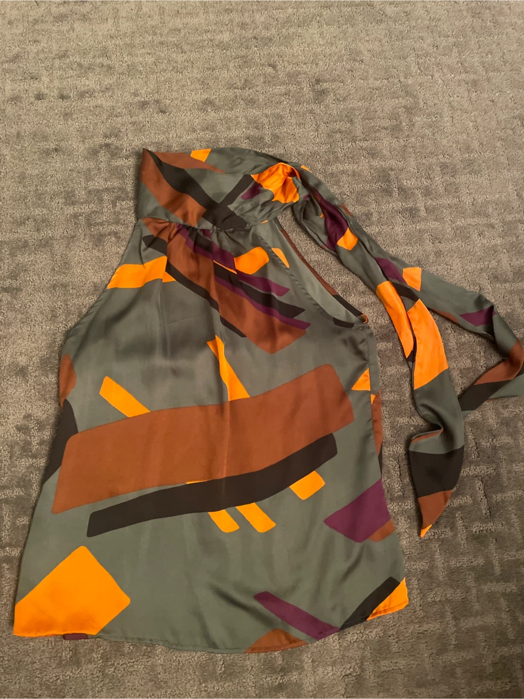 Patterned Halter Top - photo 3