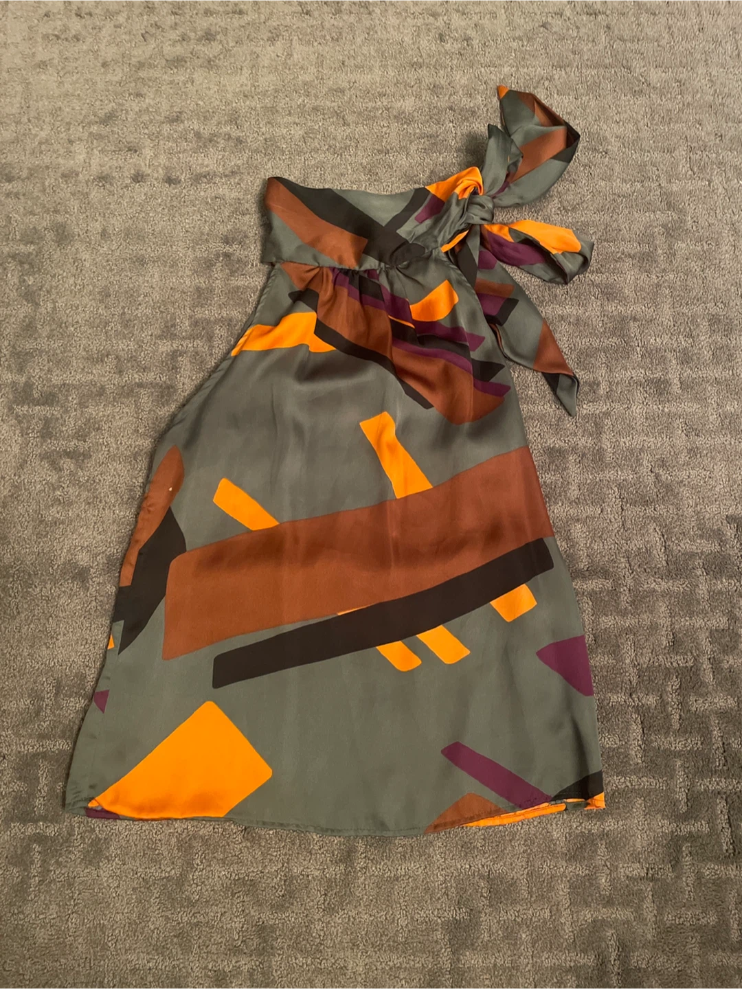 Patterned Halter Top
