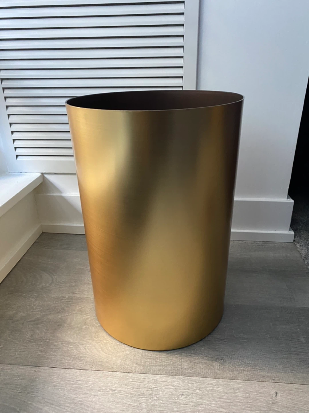 Gold Umbra Trash Can