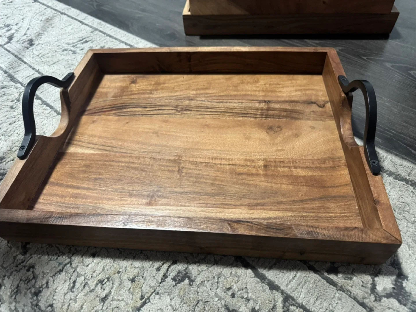 Wooden & Wicker Serving Trays image indicator(2)