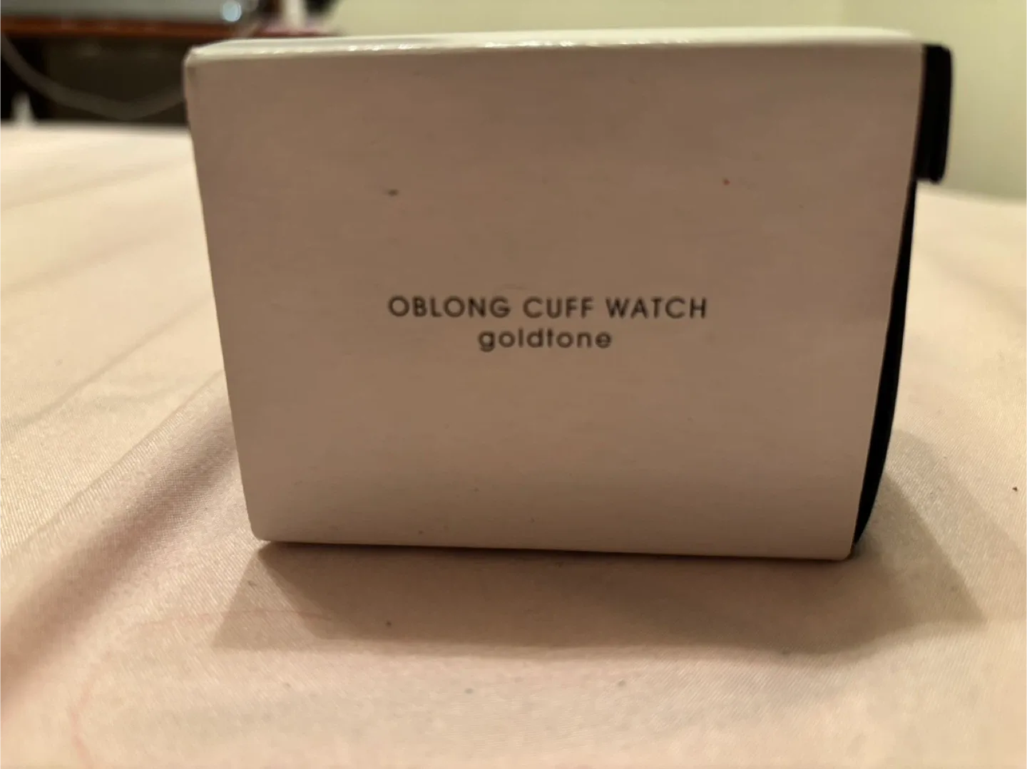 Oblong Cuff Watch - Goldtone image indicator(3)