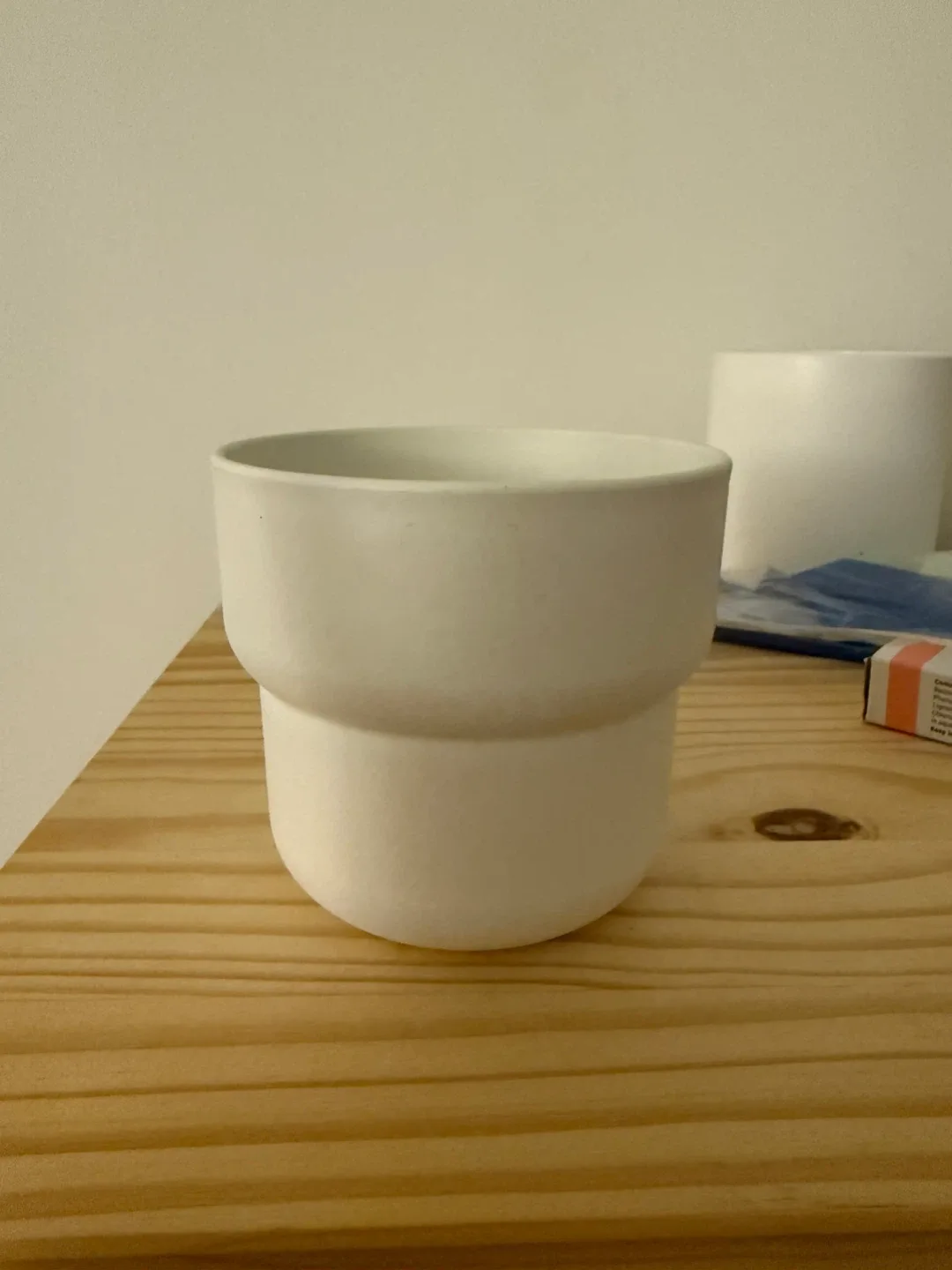 White plastic Planter-IKEA thumbnail