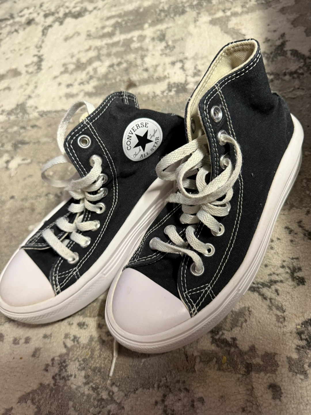 Converse  All Star Lift High Top - Black size 6