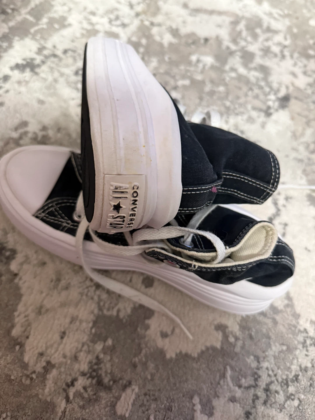 Converse  All Star Lift High Top - Black size 6 - photo 2