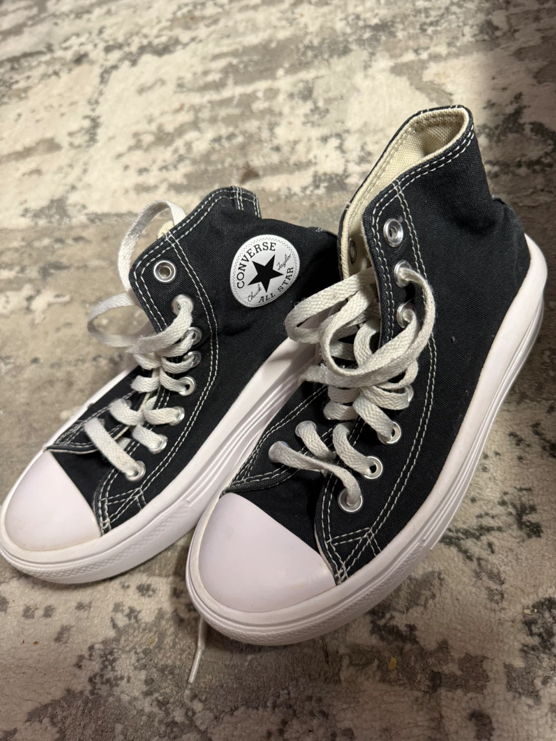 Converse  All Star Lift High Top - Black size 6 - photo 4