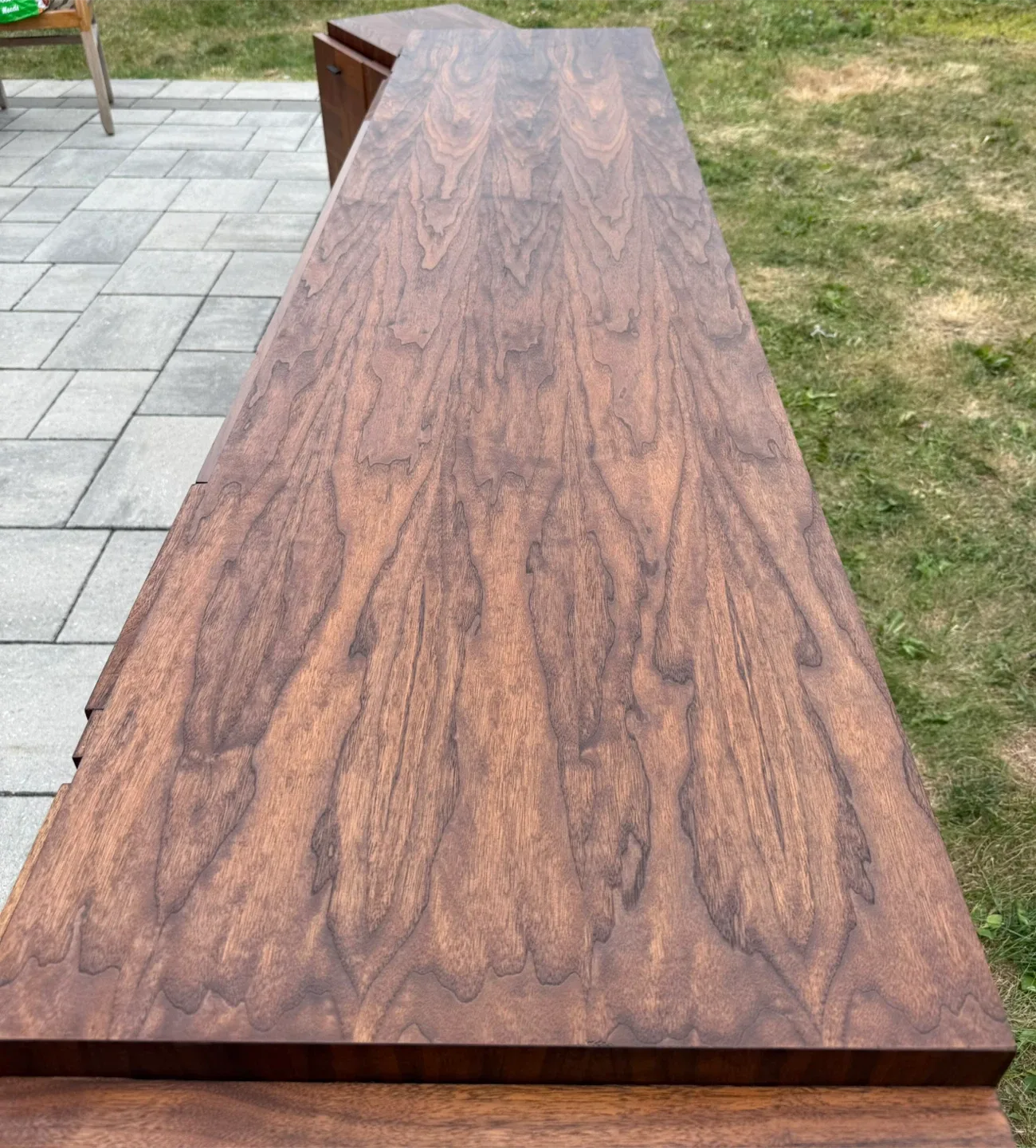 Mid Century Modern Walnut Dresser & Refinished image indicator(8)