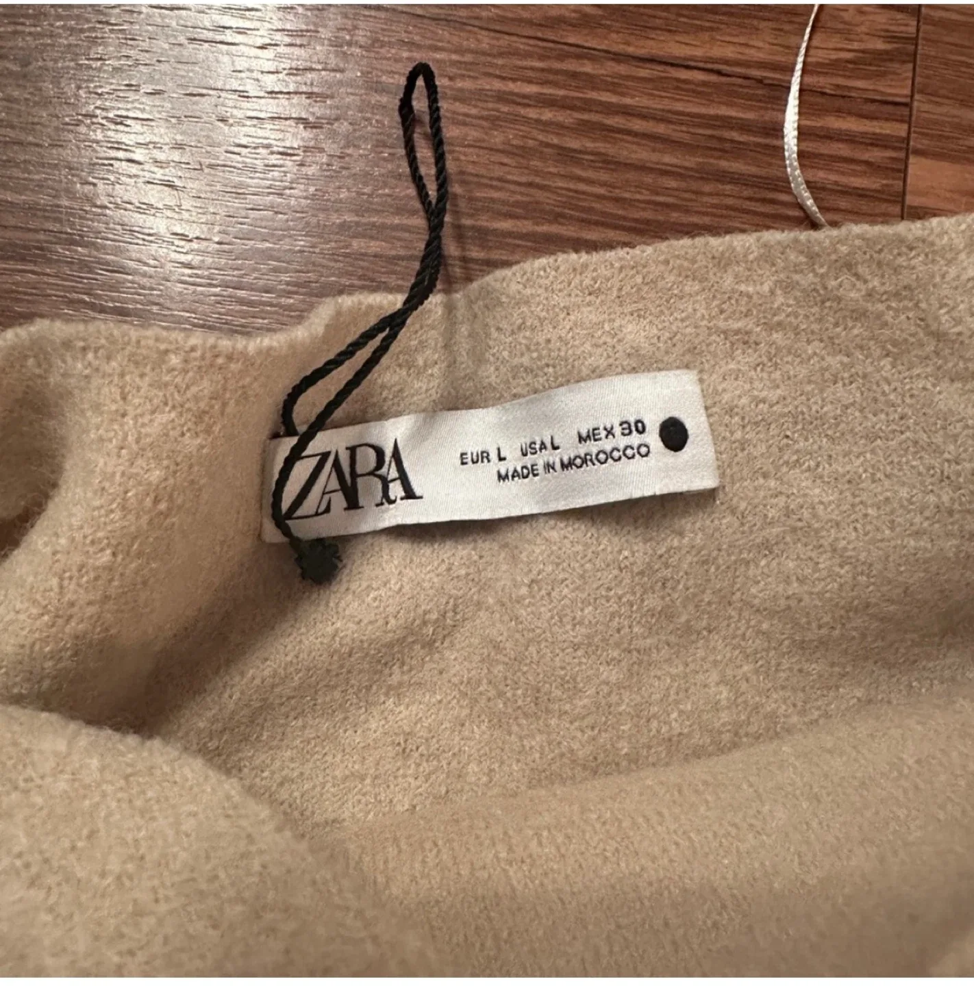 Zara 100% wool sweater dress medium image indicator(6)