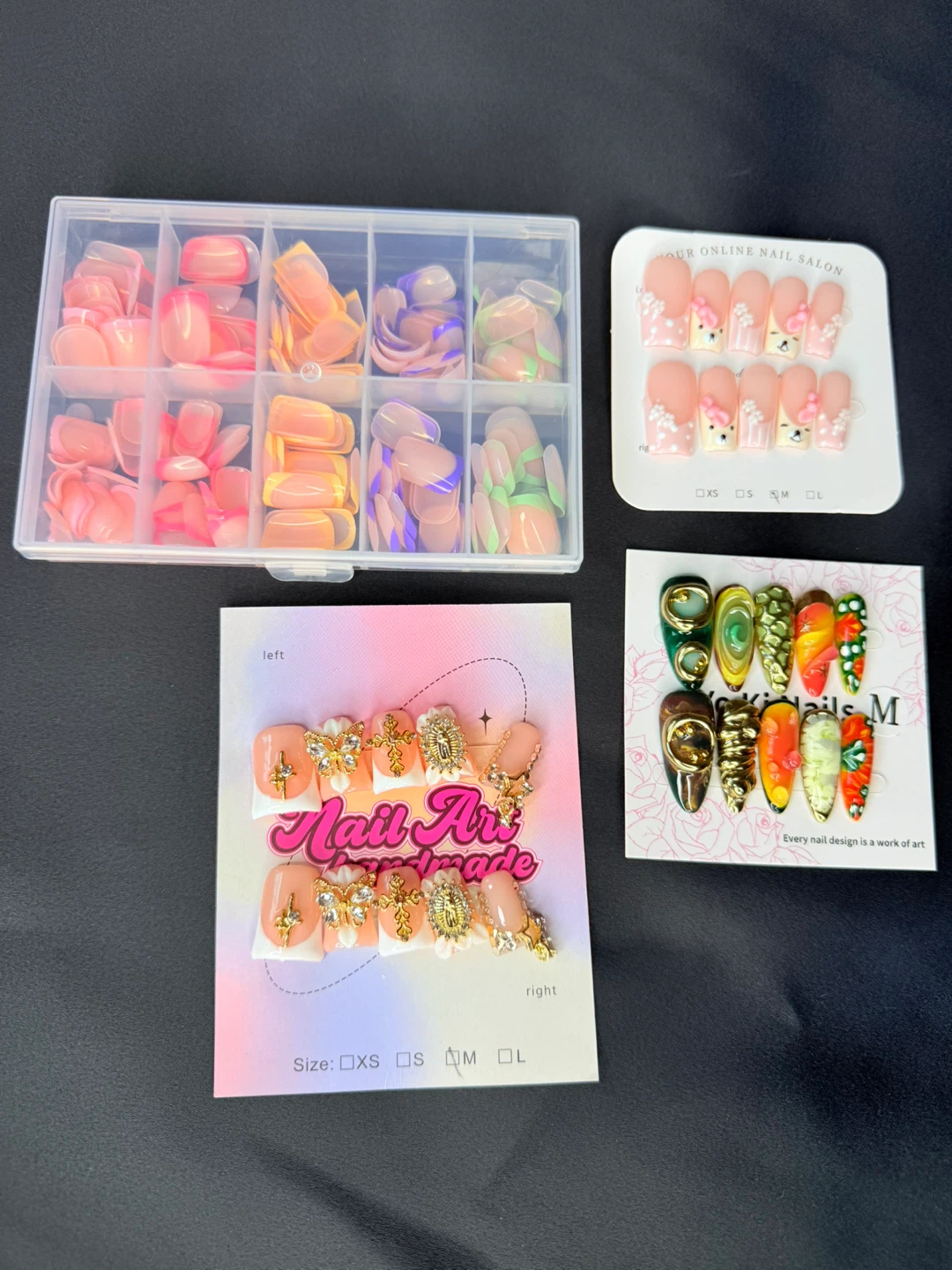Handmade Nail Art Sets - Various Sizes
