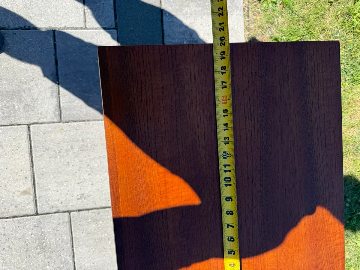 Pair of Vintage Teak Nightstands Refinished image indicator(9)