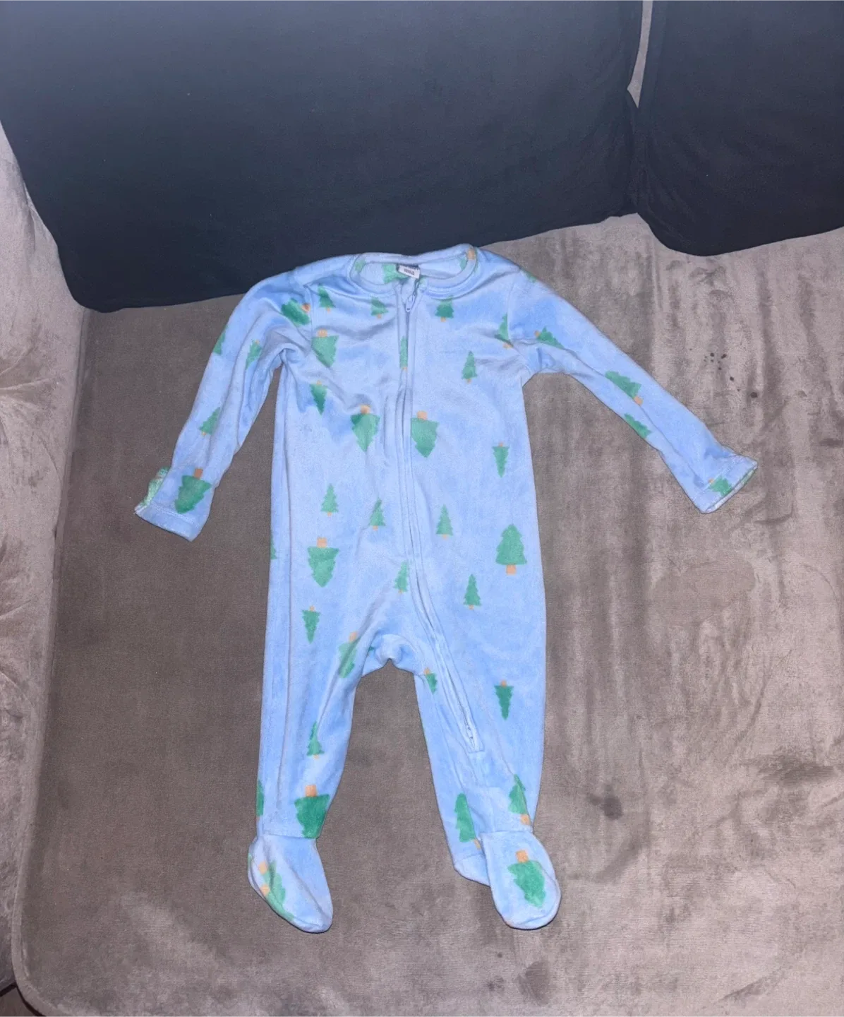 Old Navy Velvet  Baby Footed Pajamas image indicator(2)