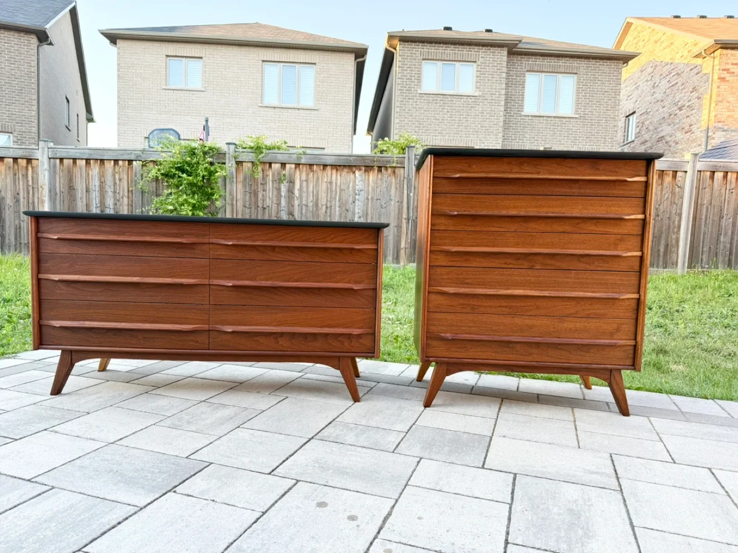 Mid-Century Modern Dresser Set - Walnut image indicator(6)