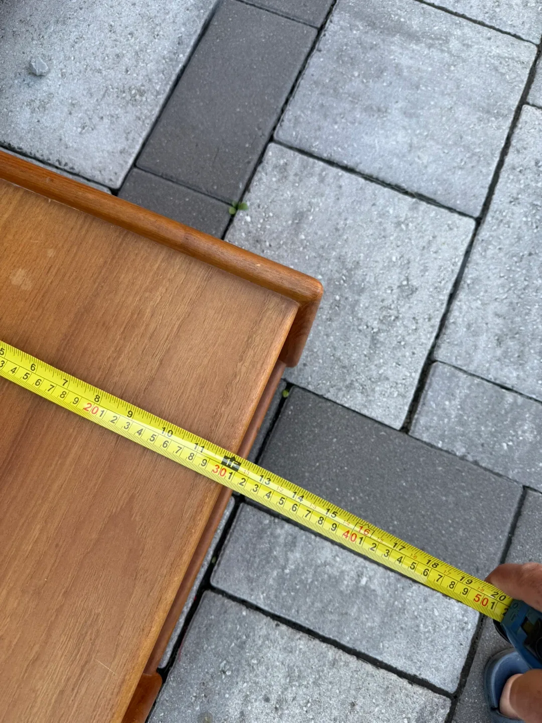 Mid-Century Modern Teak Headboard & Nightstands image indicator(9)