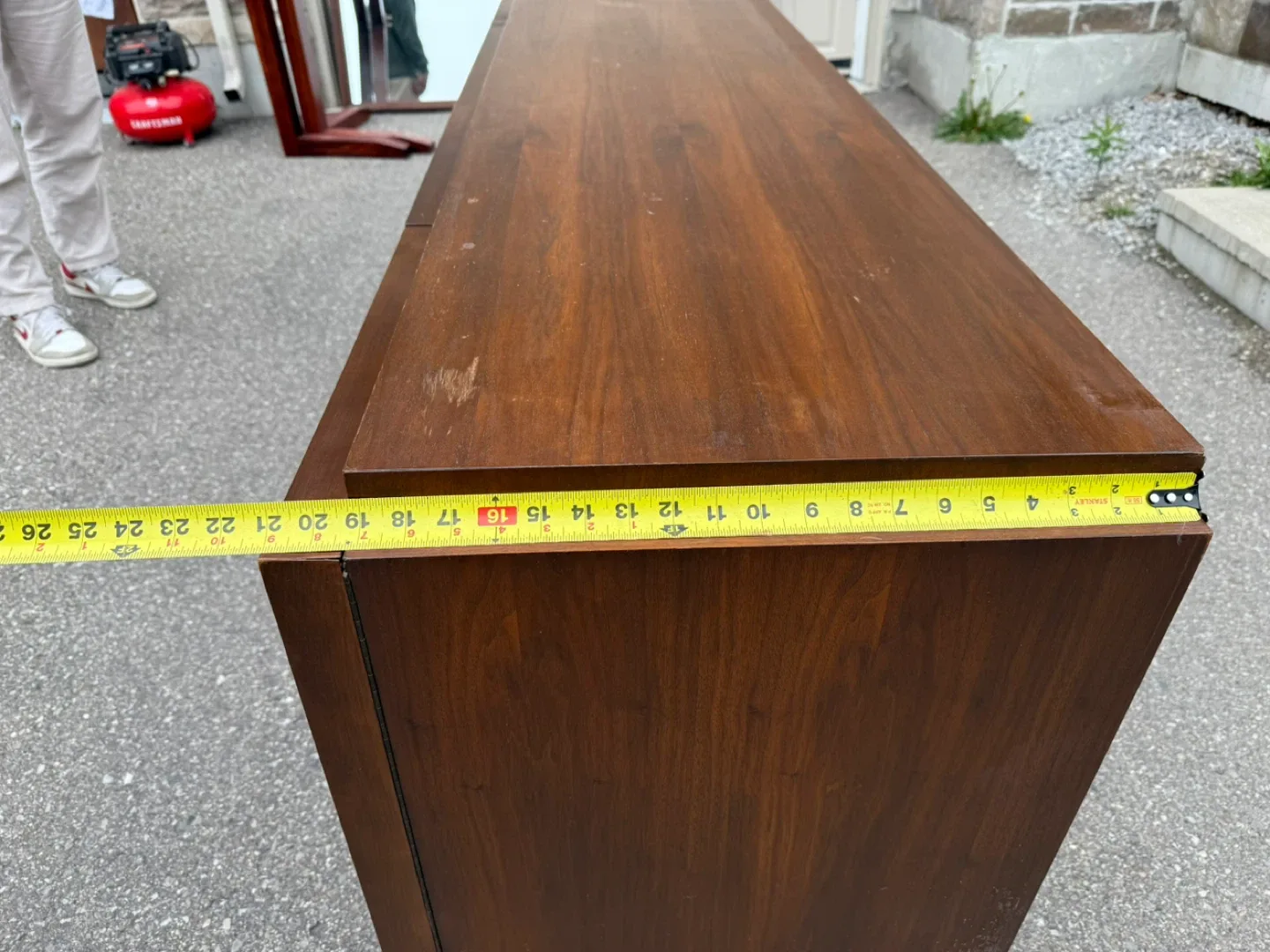 Vintage Mid-Century Modern Walnut Credenza image indicator(8)
