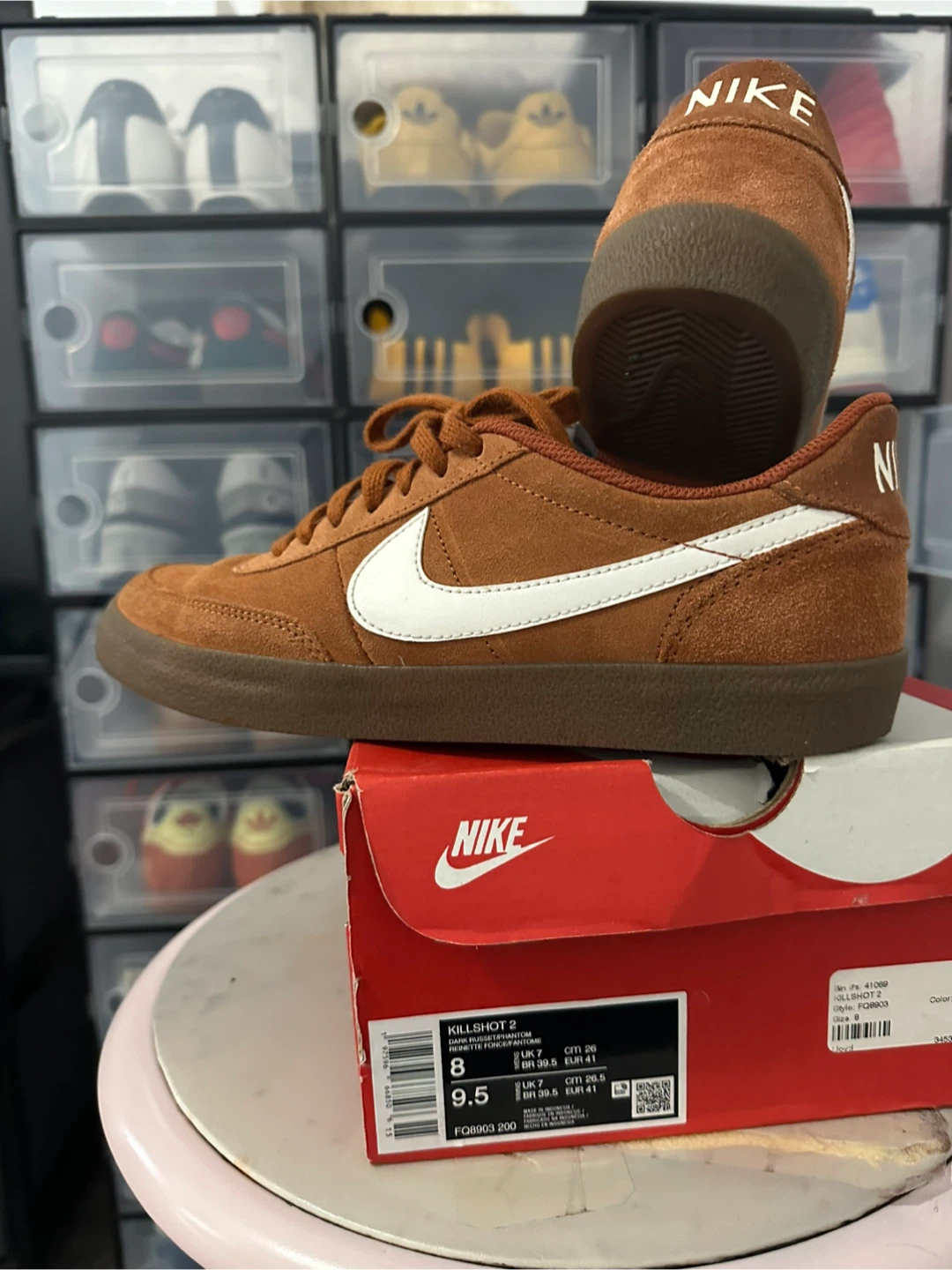 Nike Killshot 2 Dark Russet Phantom - Size 9.5
