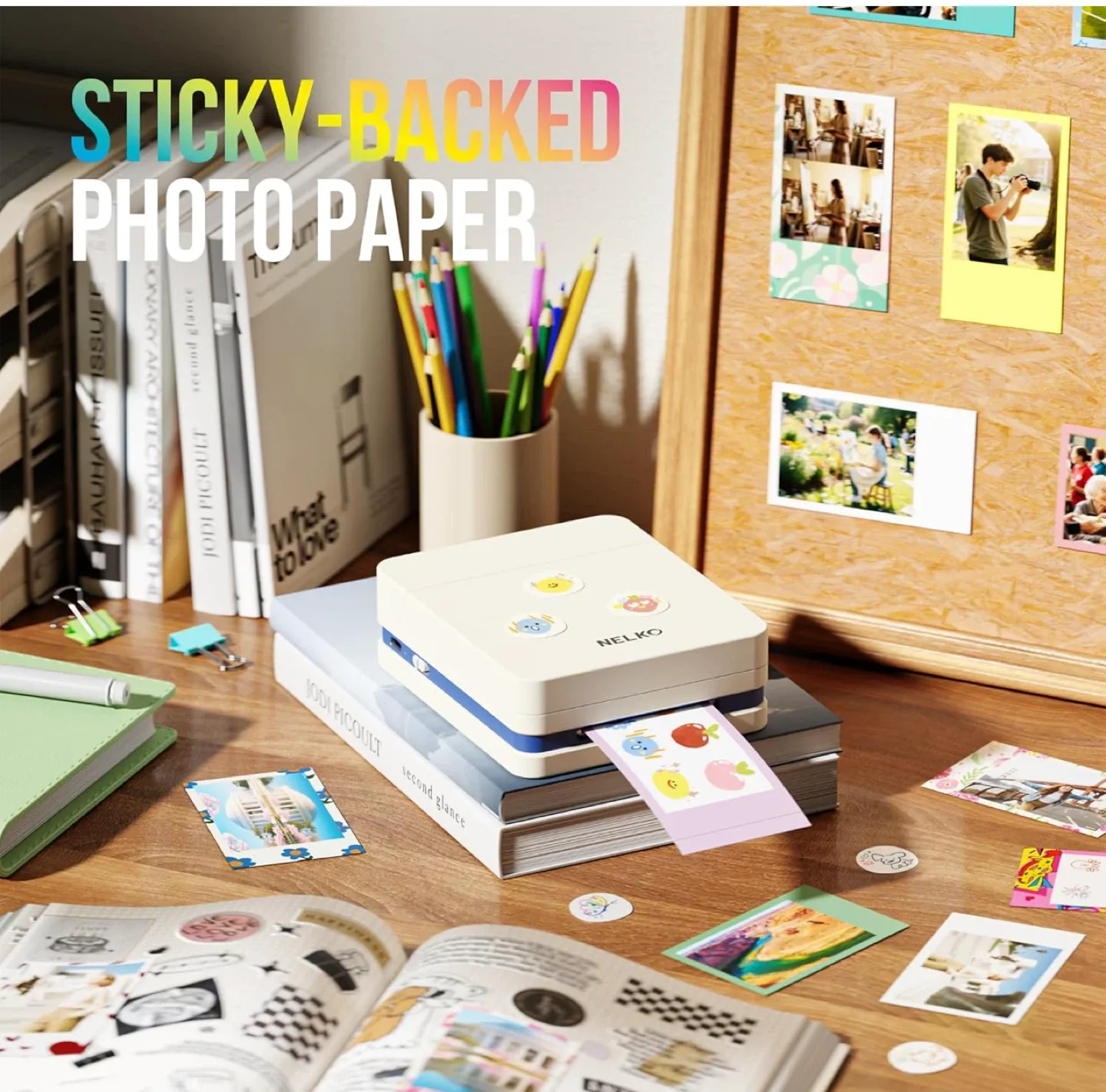 NELKO Pocket Photo Printer - Mini Wireless image indicator(3)