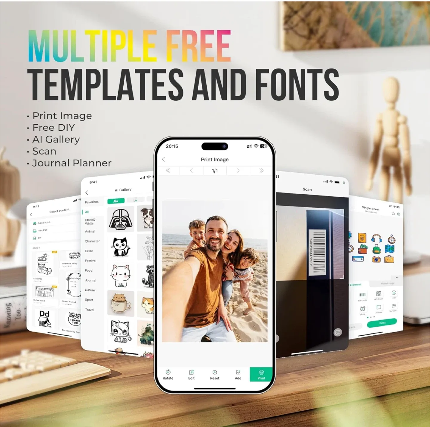 NELKO Pocket Photo Printer - Mini Wireless image indicator(2)