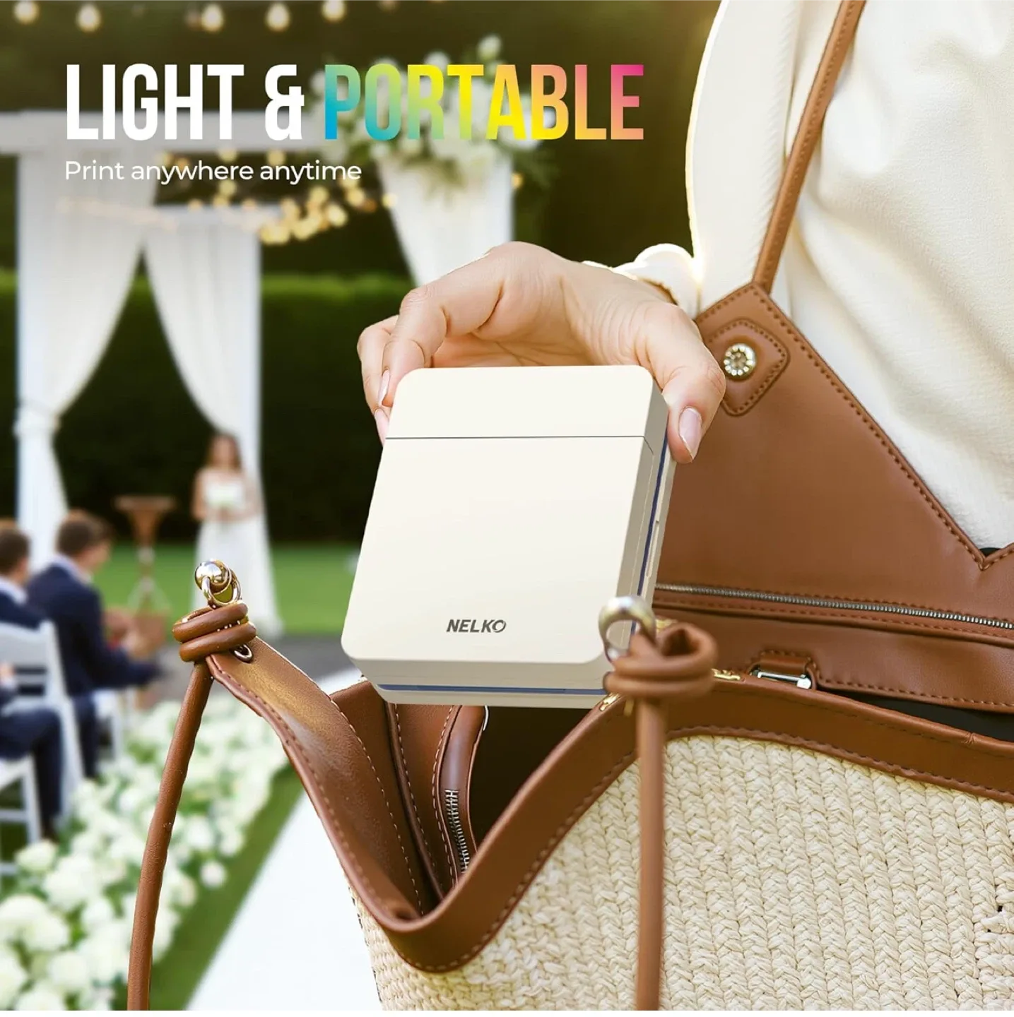 NELKO Pocket Photo Printer - Mini Wireless image indicator(8)