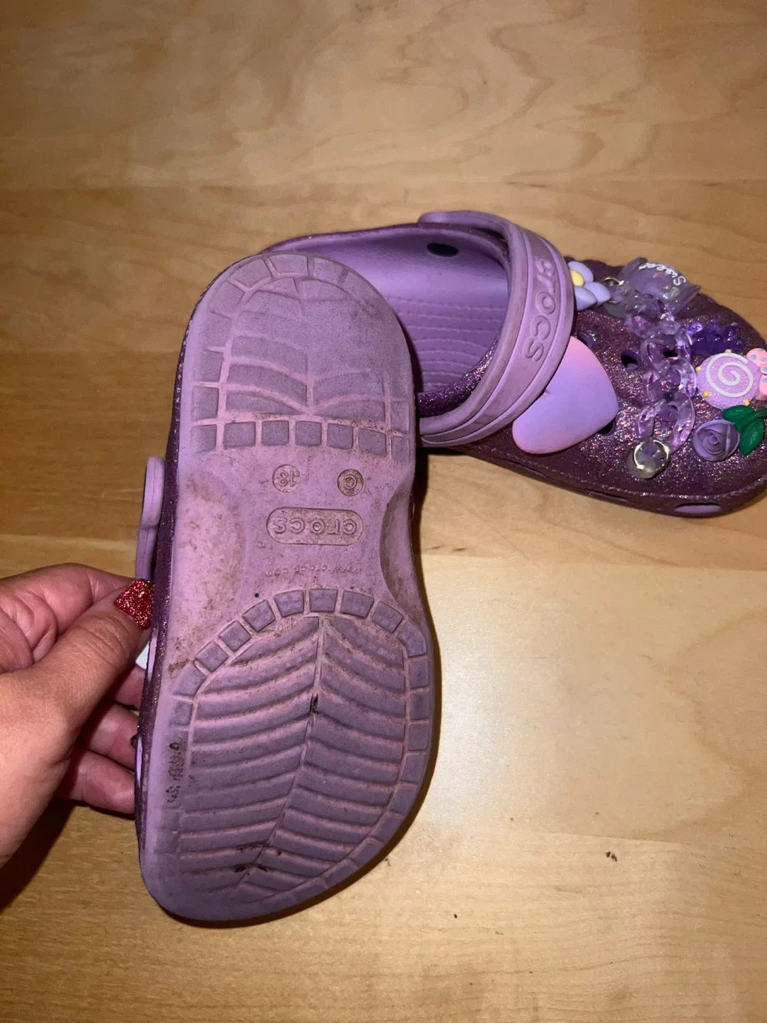 Crocs Kids Clog Purple Size 13 image indicator(2)