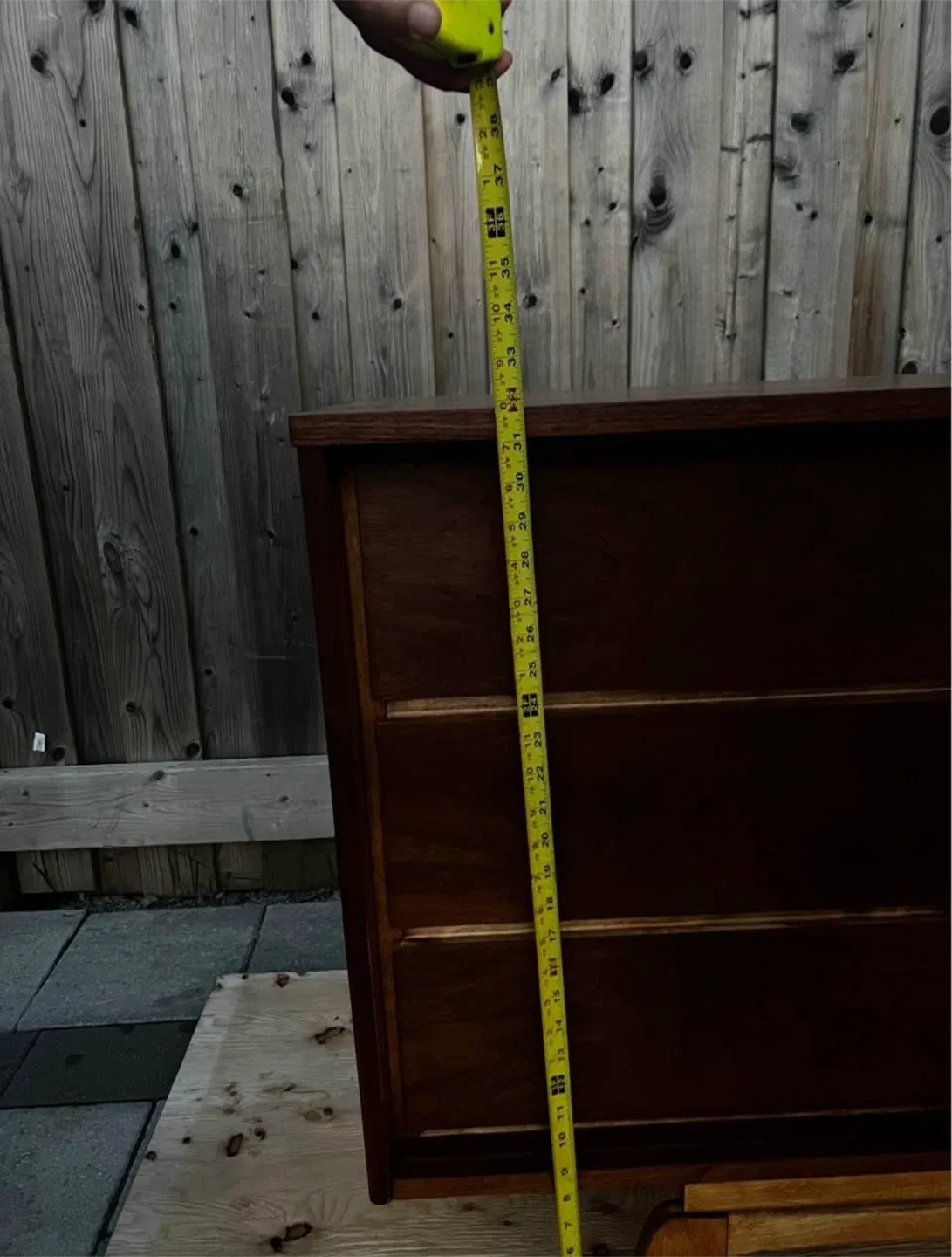 Mcm Walnut Dresser with Drawers Refinished image indicator(8)