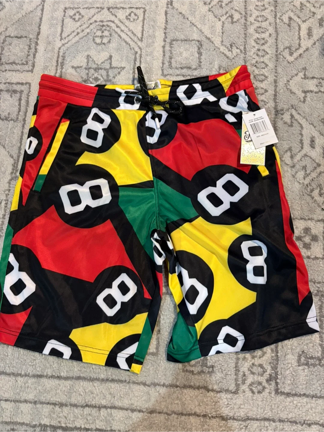 8 Ball Shorts - Colourful Design thumbnail