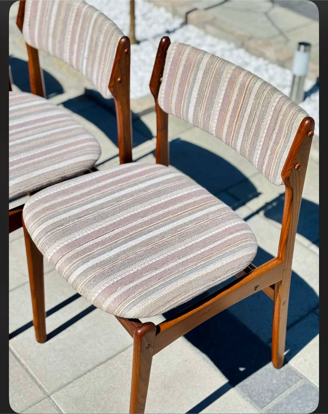 Set of 6McmTeak Dining Chairs image indicator(4)