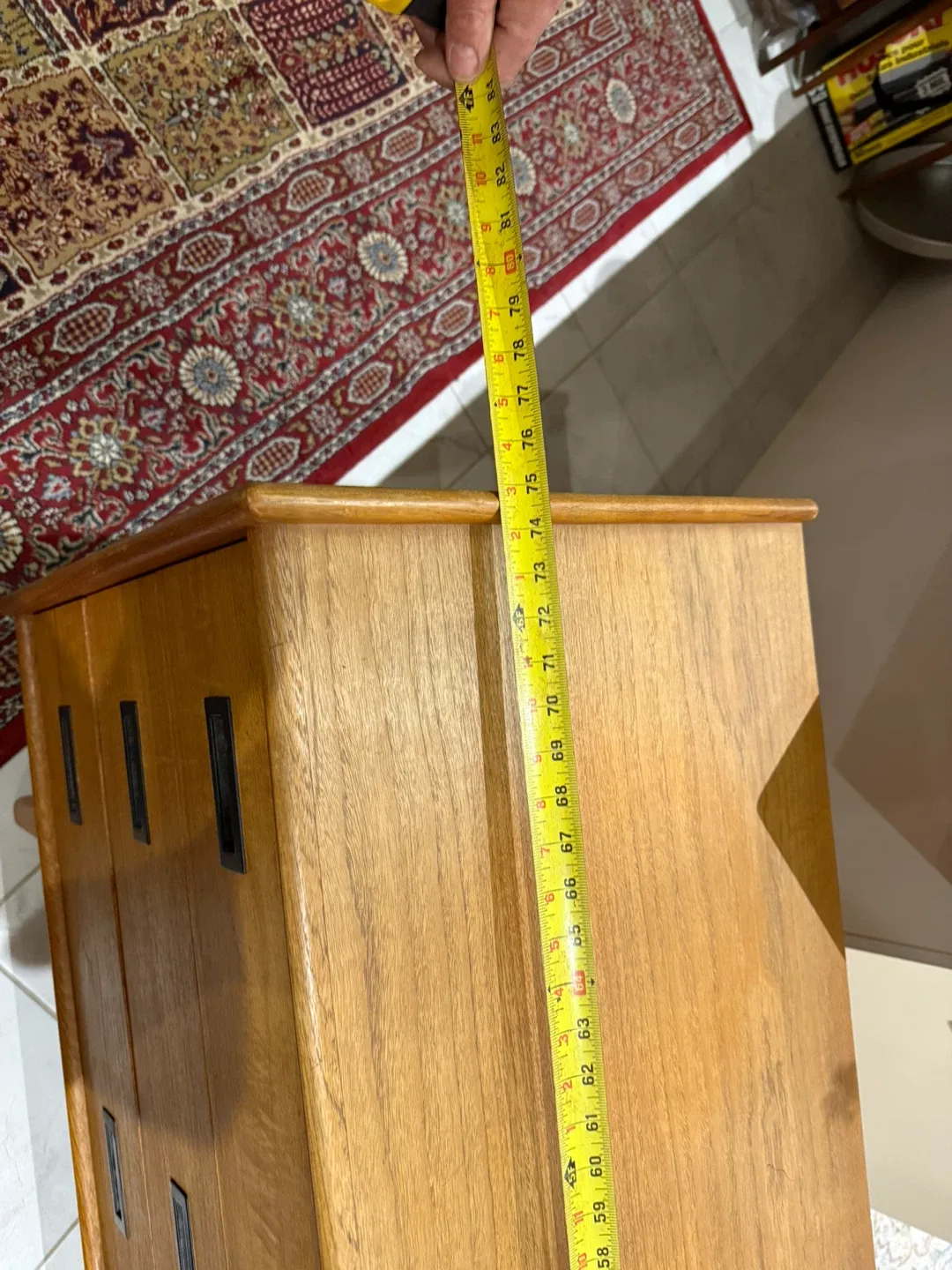 Mcm Danish teak Dresser with 9 Drawers image indicator(8)