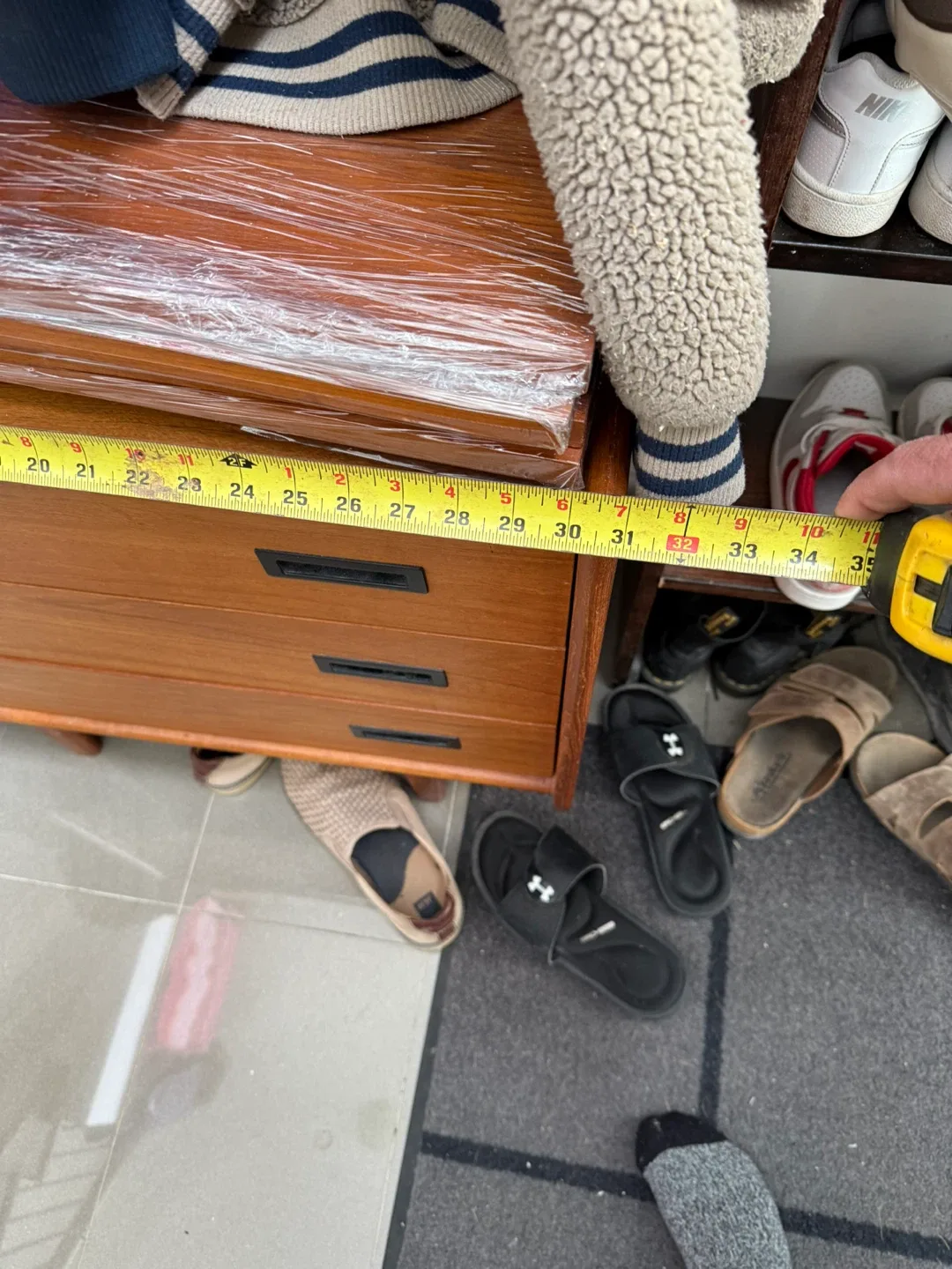 Mcm Danish teak Dresser with 9 Drawers image indicator(10)