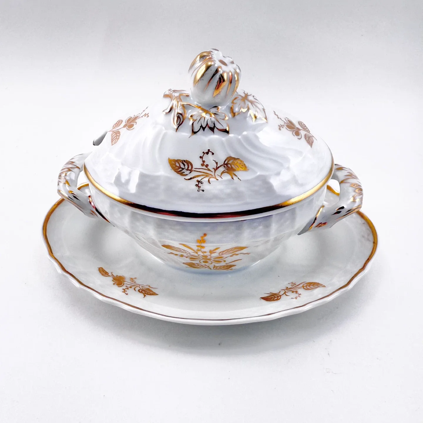 Rare vintage Richard Ginori jam pot thumbnail