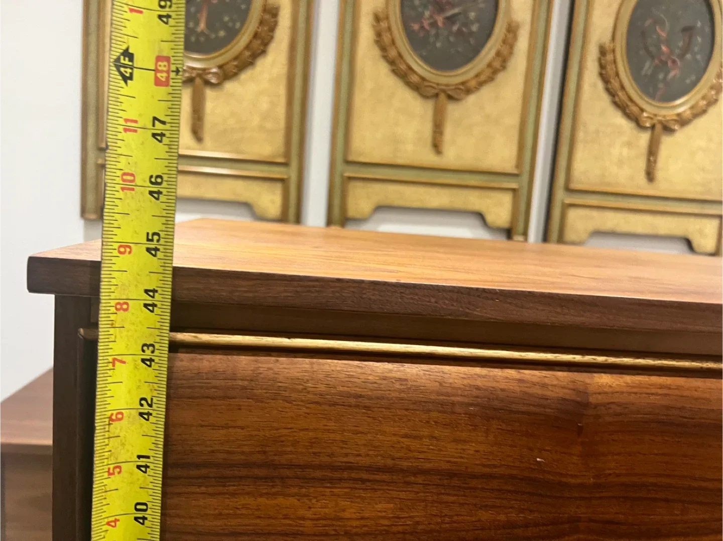 Mcm Walnut 6-Drawer Dresser Refinished image indicator(8)