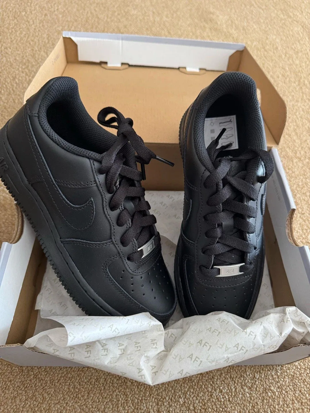 Nike Air Force 1 '07 Triple Black - New in Box! image indicator(4)