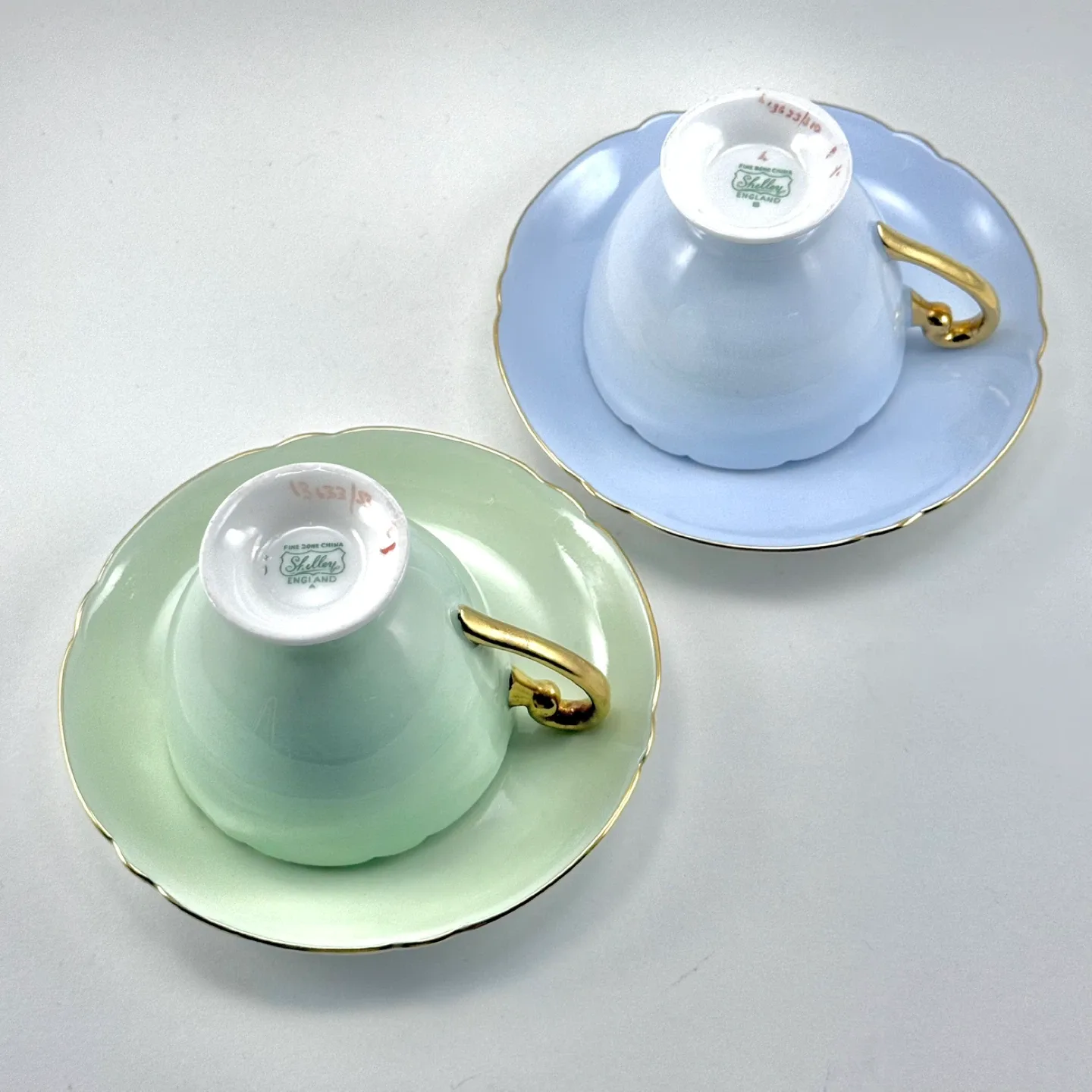Pair Shelley pastel demitasses image indicator(4)