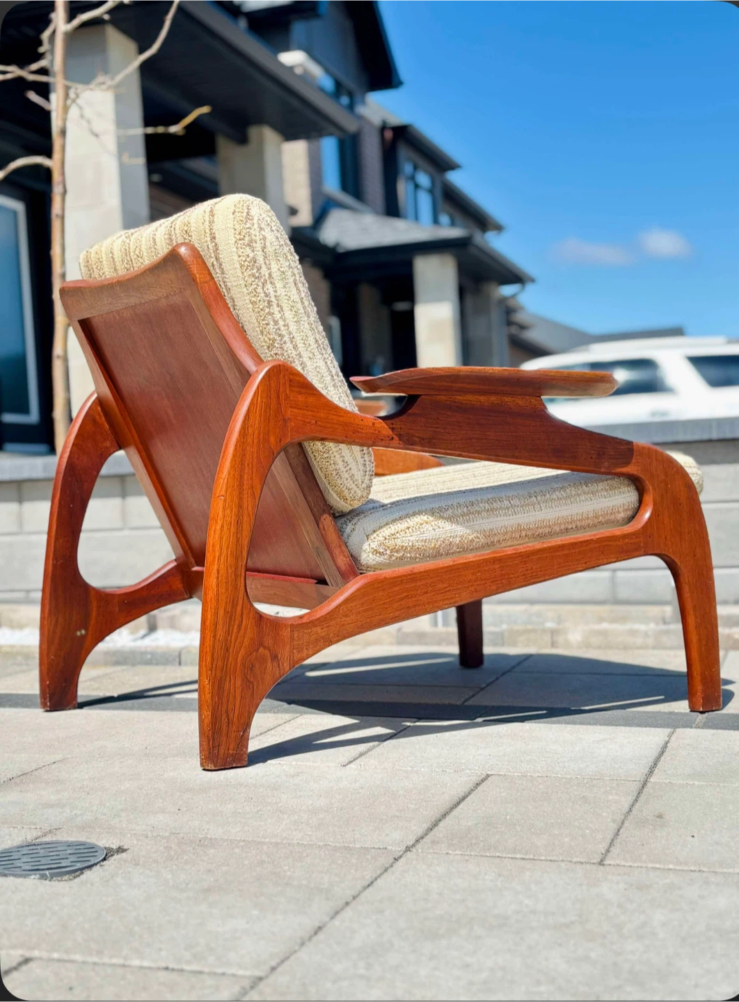 Danish Teak Mid-Century Modern Lounge Chair - photo 4